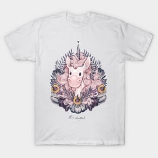 A Majestic Apricot Unicorn T-Shirt